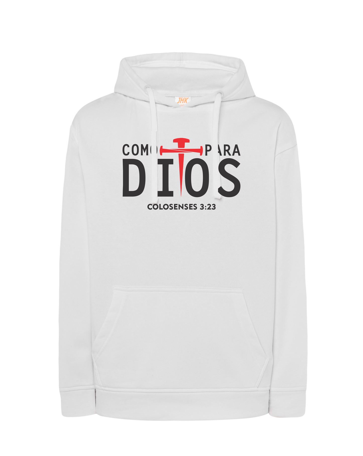 Sudadera con Capucha Como para Dios