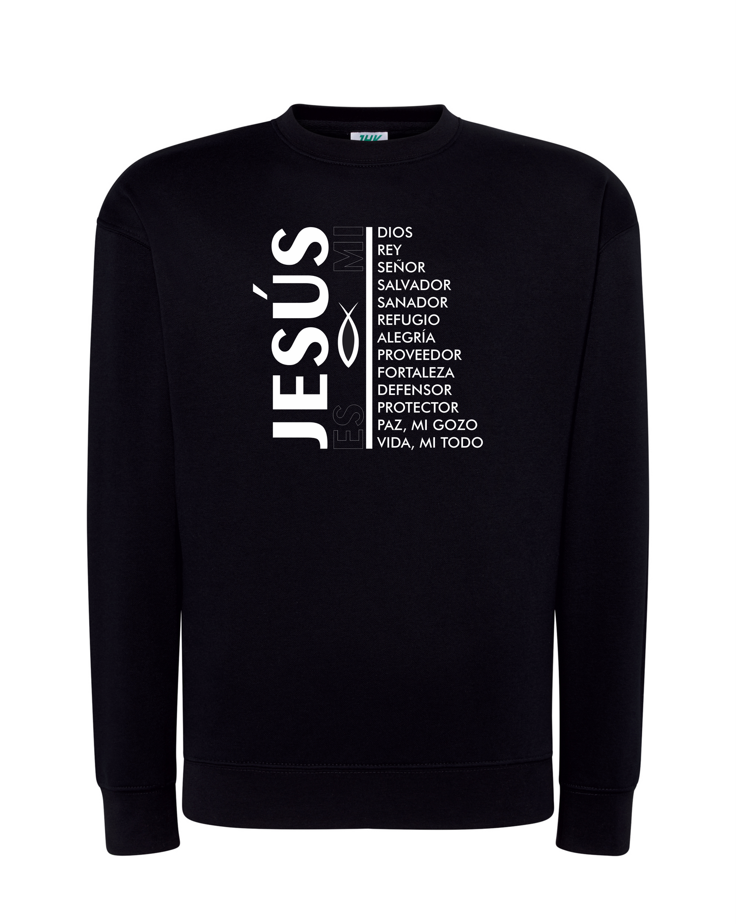 Sudadera sin capucha JESÚS ES MI