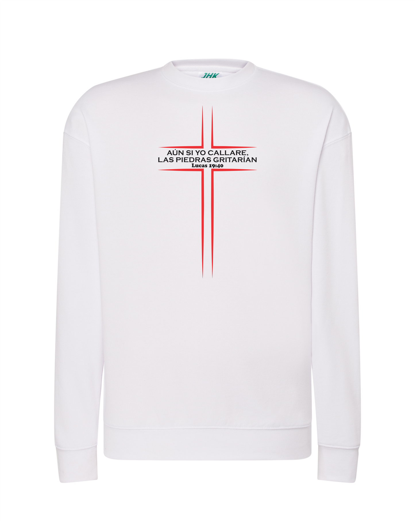 Sudadera sin capucha PIEDRAS GRITARÍAN