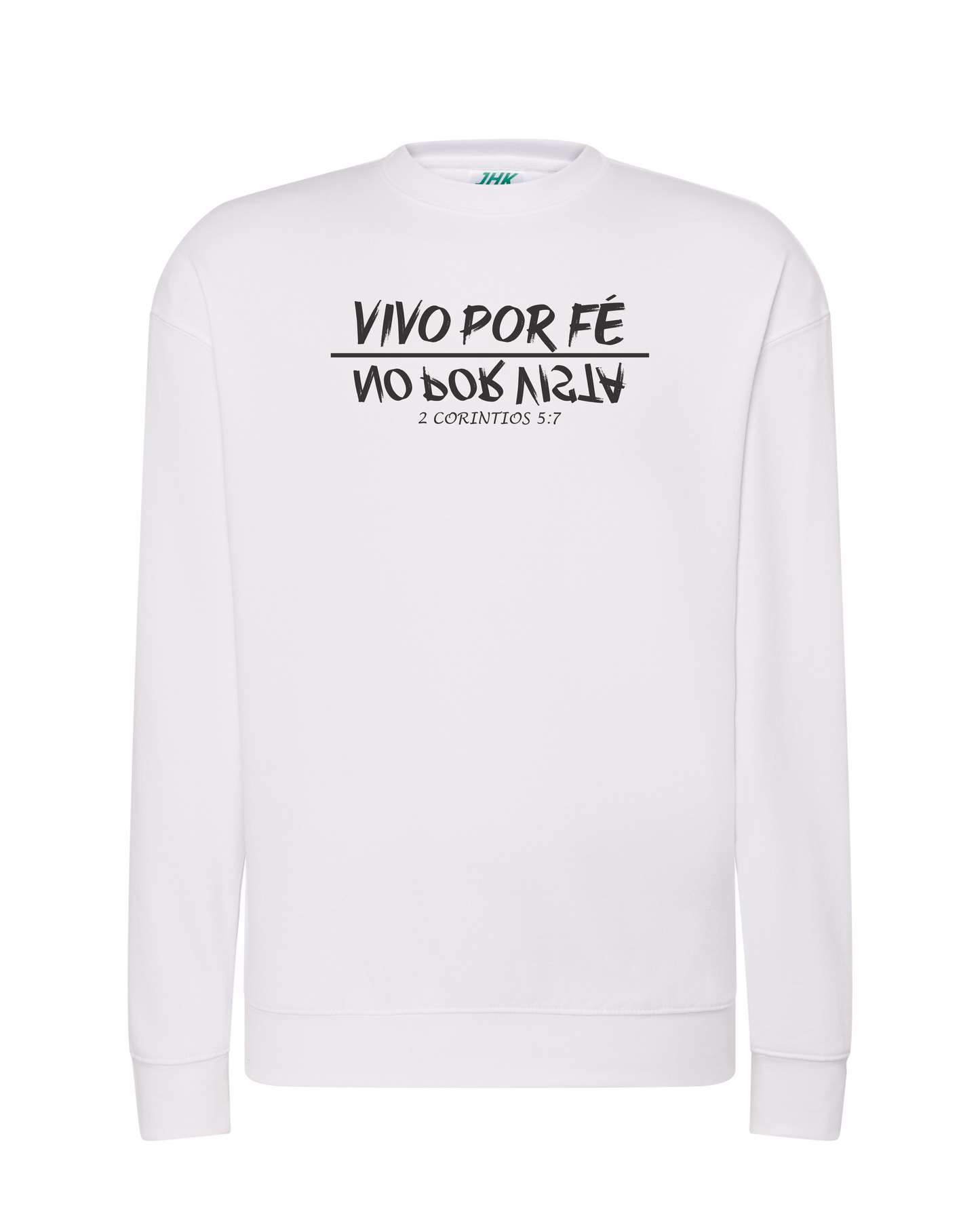 Sudadera sin capucha VIVO POR FE