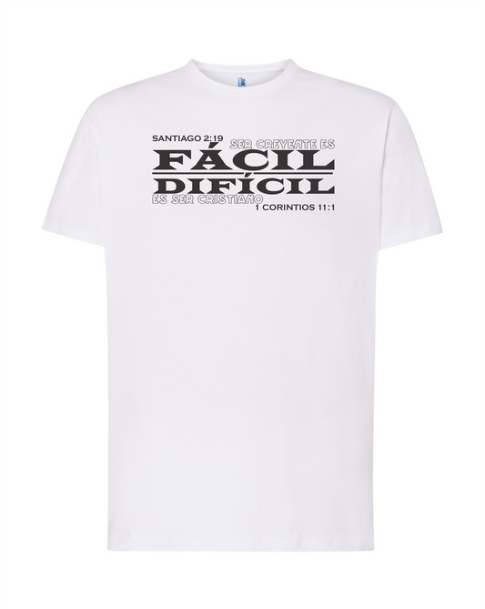 Camiseta FÁCIL - DIFÍCIL