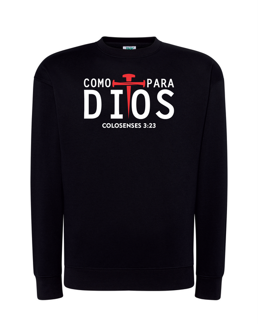 Sudadera sin Capucha COMO PARA DIOS