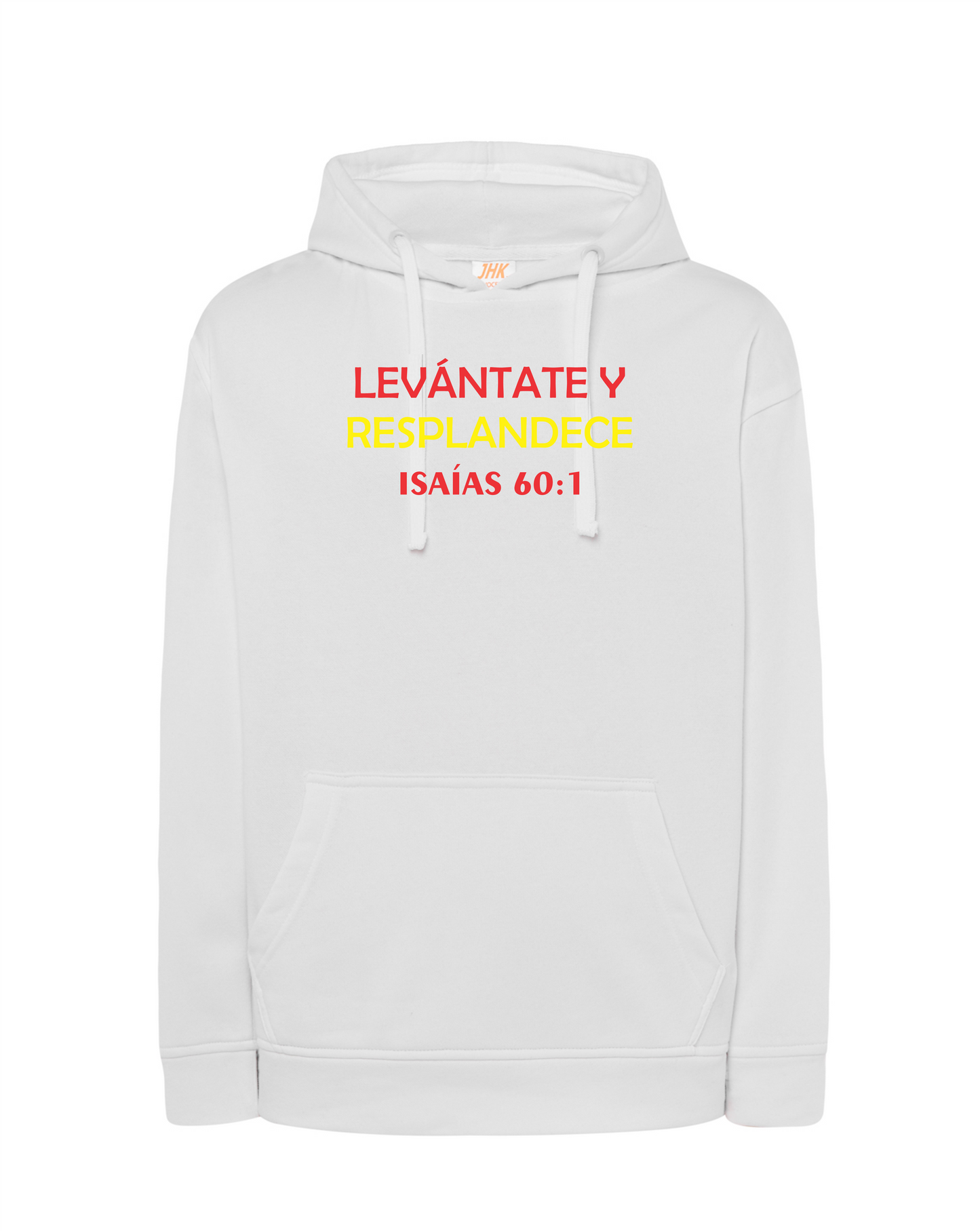 Sudadera con Capucha LEVANTATE Y RESPLANDECE